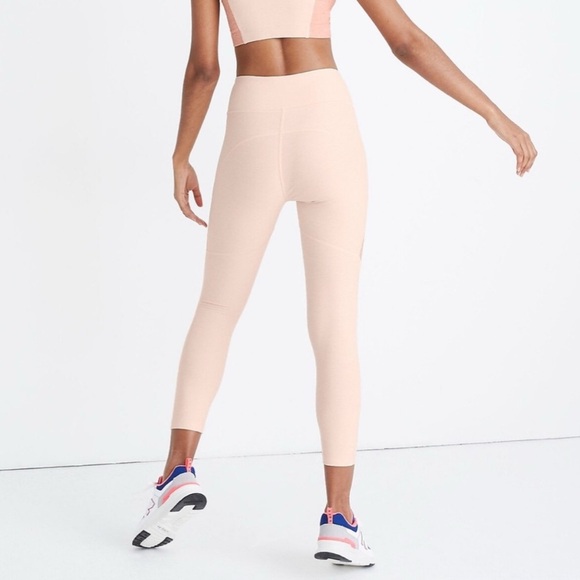 Outdoor Voices 3/4 Warmup Leggings Rose Quartz/Terracotta Size L - Picture 2 of 11